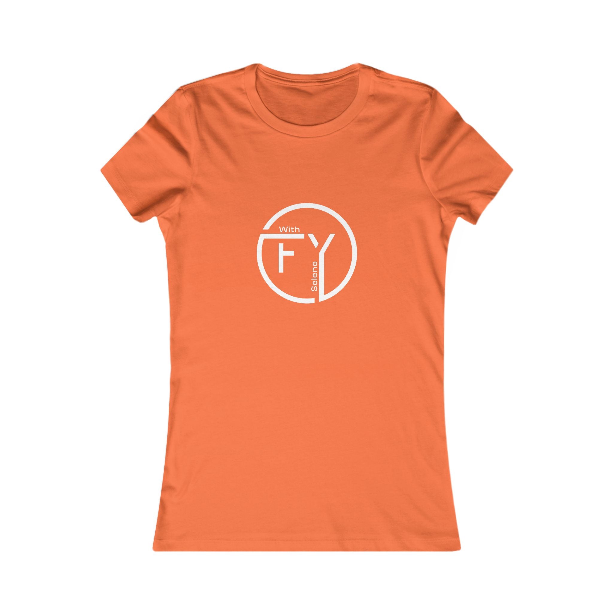 FOY motif Women's Orange Favorite Tee