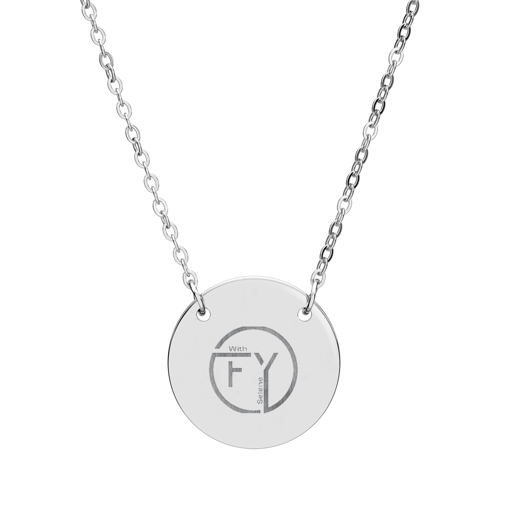 Fountain of Youth Motif Circle Necklace (Engraving)